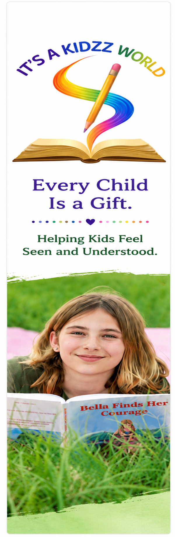 It’s a Kidzz World bookmark back preview