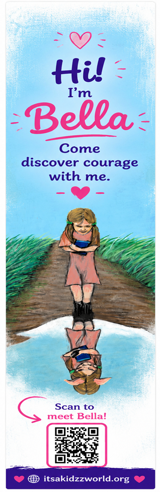 It’s a Kidzz World bookmark front preview